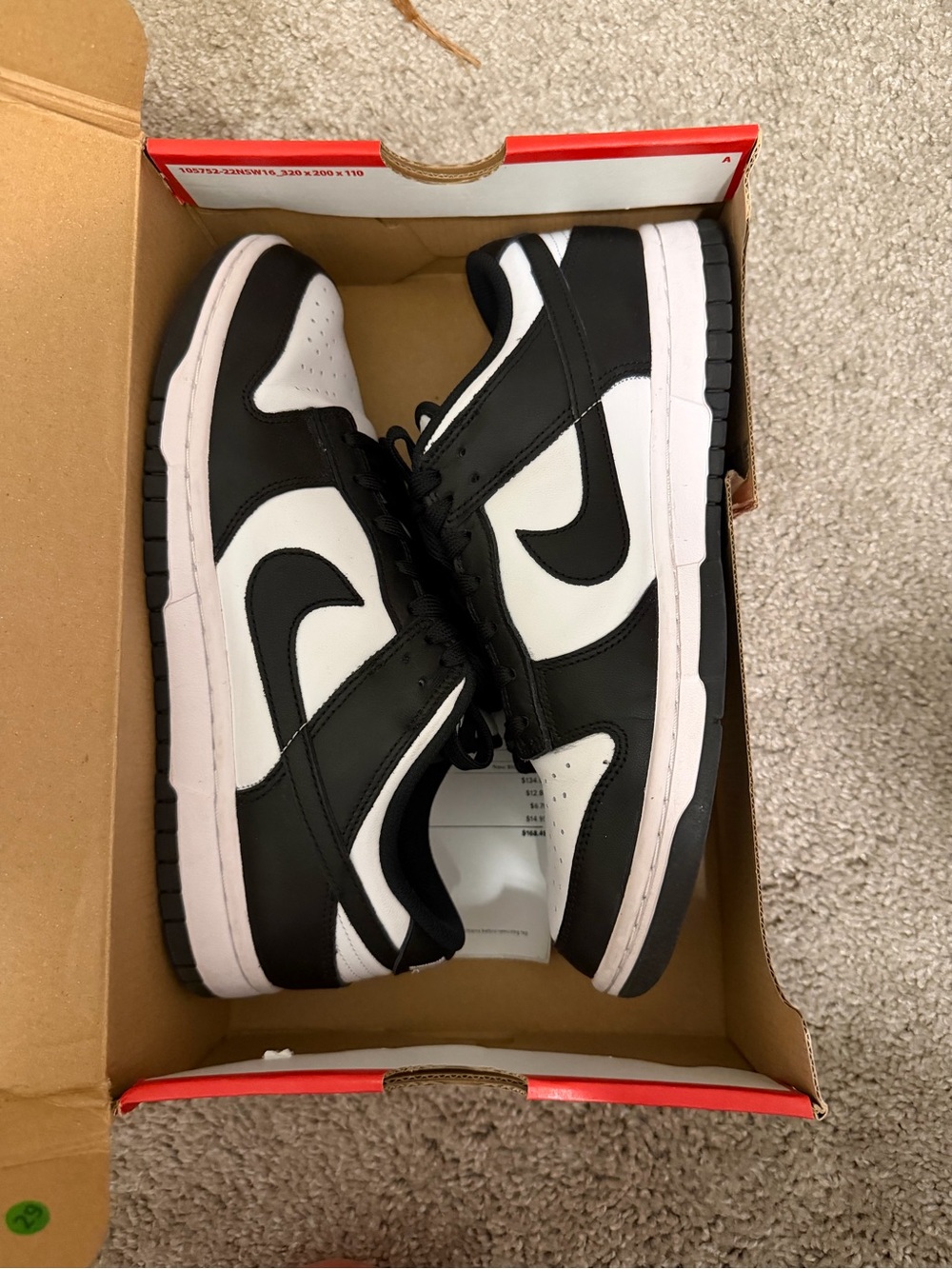 Nike Dunk Low — Black and White